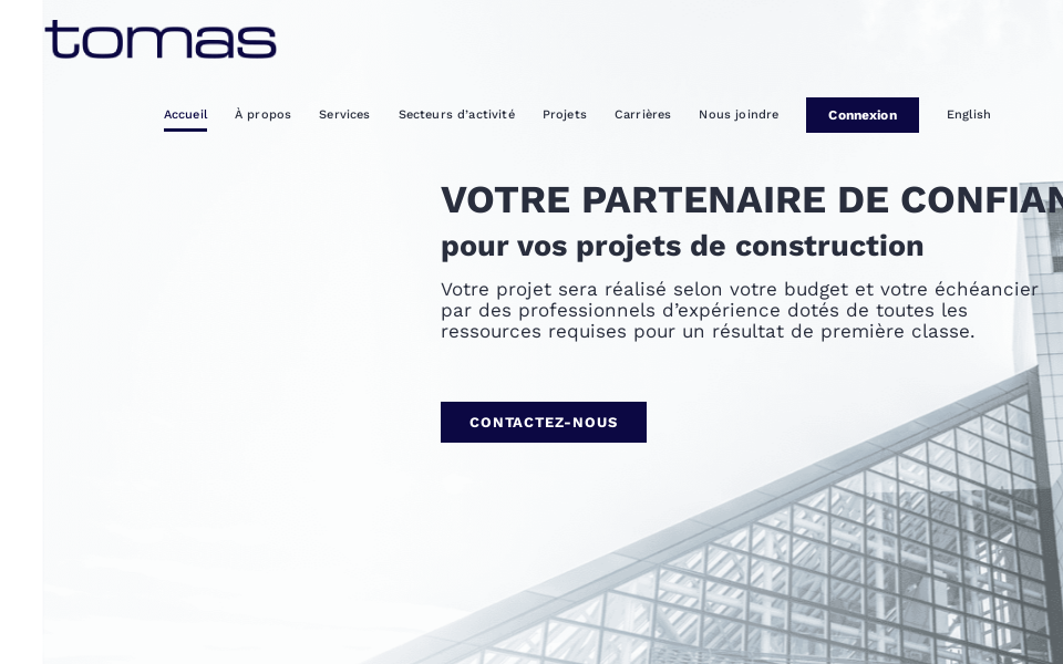 tomas.ca/ screen capture