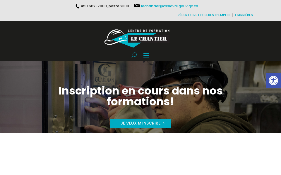 centrelechantier.com/ screen capture