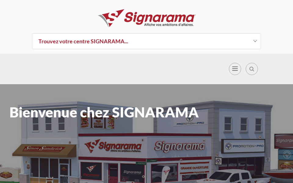 www.signaramaquebec.com/ screen capture