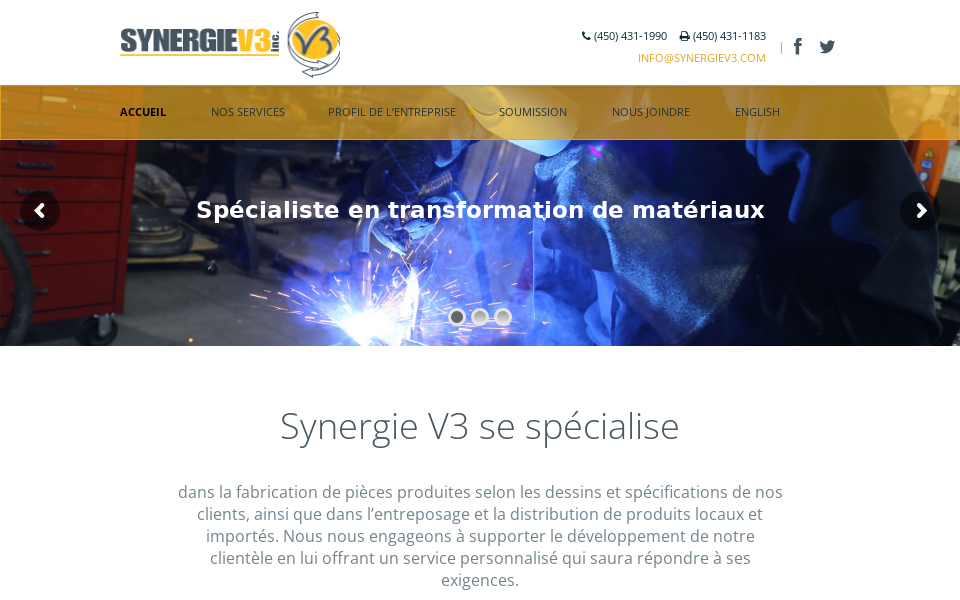 synergiev3.com/ screen capture