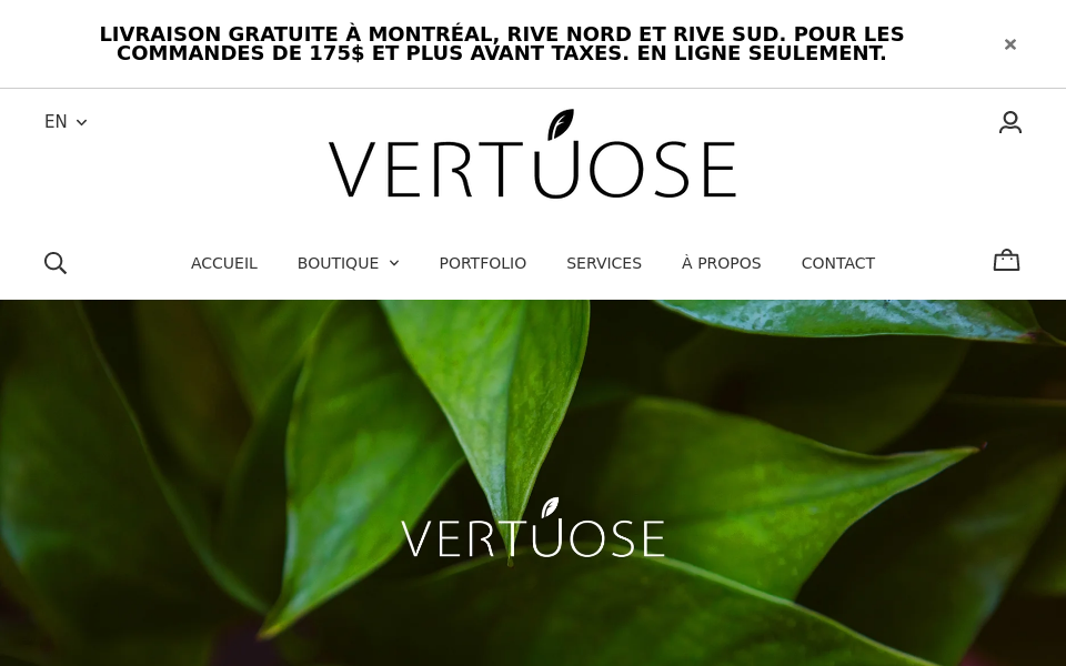 www.vertuose.com/ screen capture