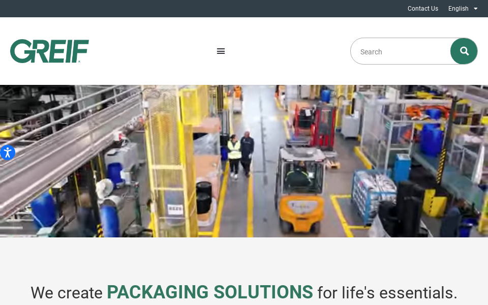 www.greif.com/ screen capture