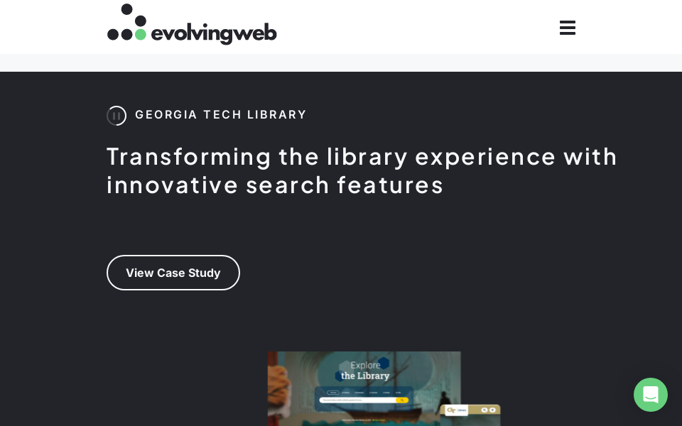evolvingweb.com/ screen capture