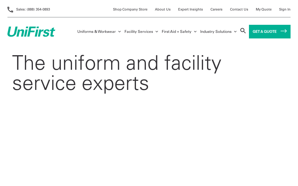 unifirst.com screen capture