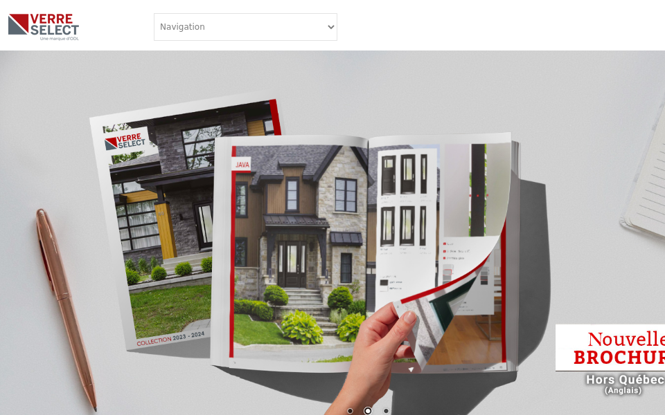 verreselect.com/ screen capture