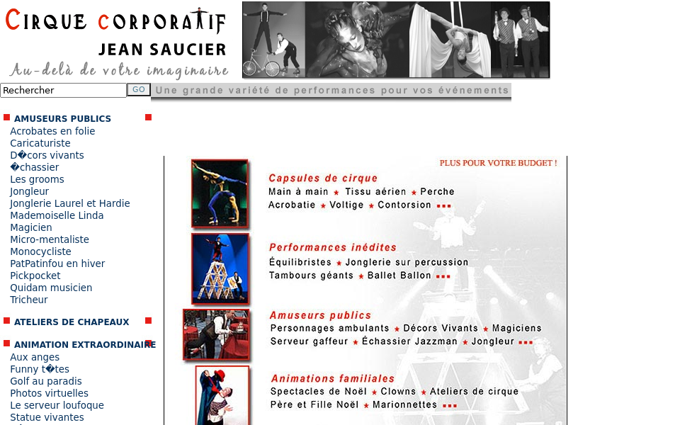 www.cirquecorporatif.com screen capture