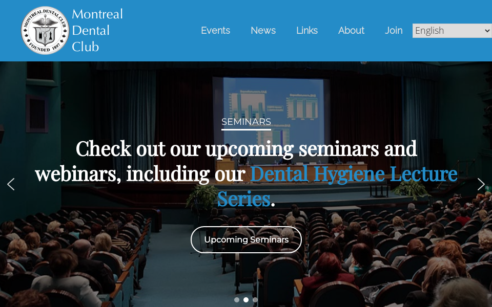 montrealdentalclub.ca/ screen capture