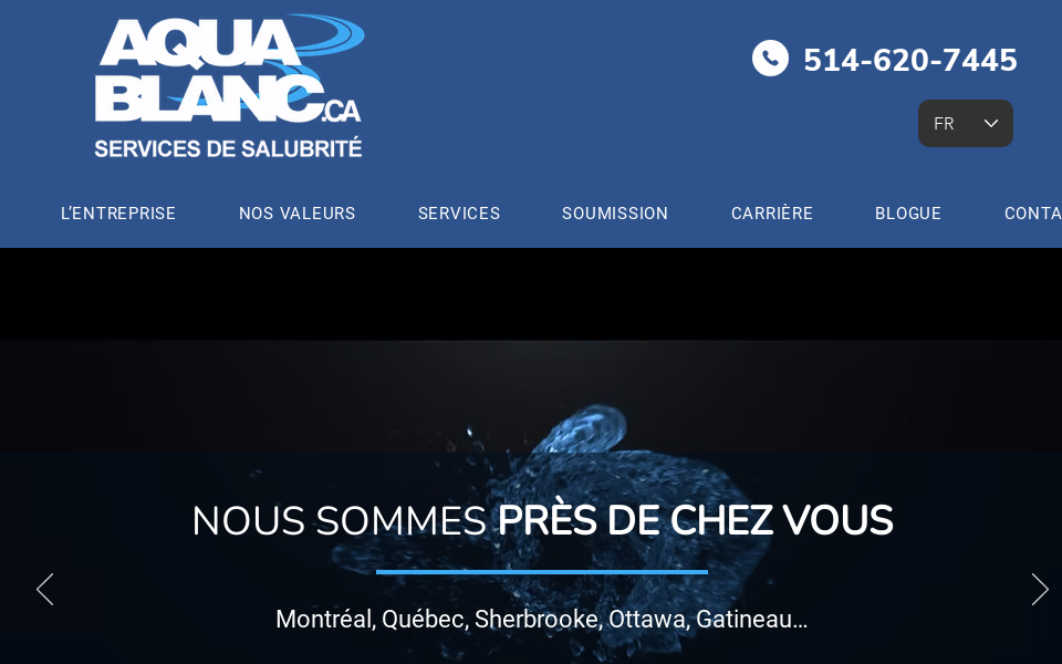 www.aquablanc.ca/ screen capture