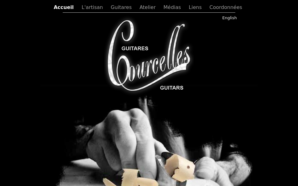 courcellesluthier.com/ screen capture