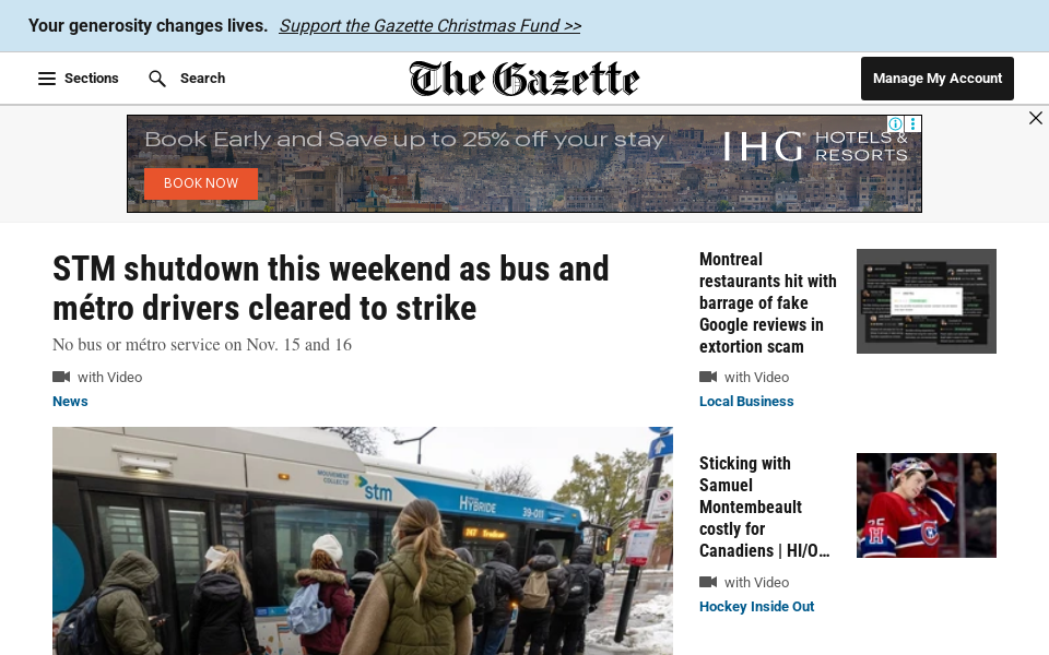 montrealgazette.com/ screen capture