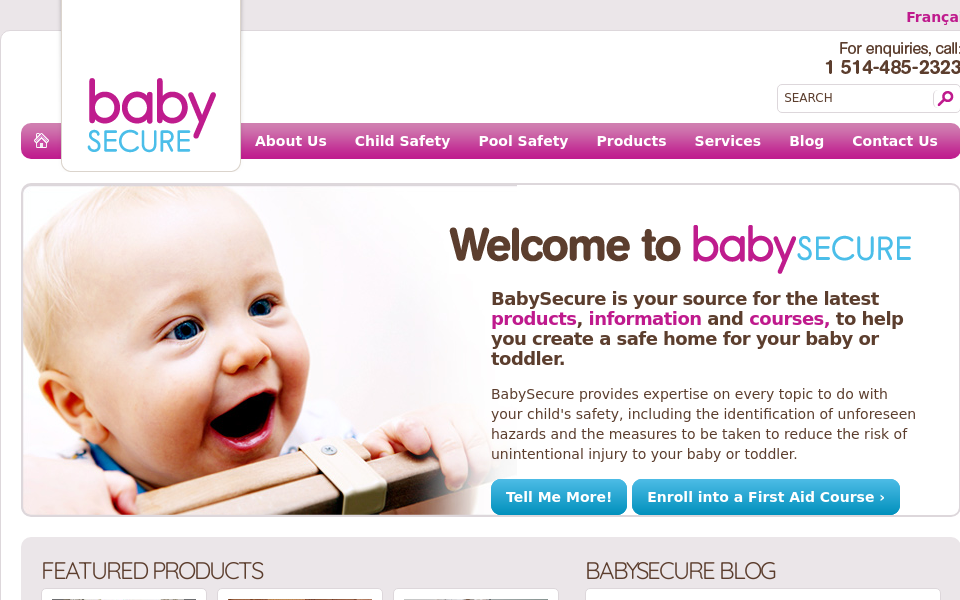 www.babysecure.ca/ screen capture