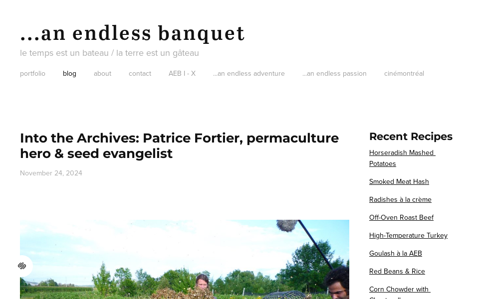 endlessbanquet.squarespace.com/ screen capture