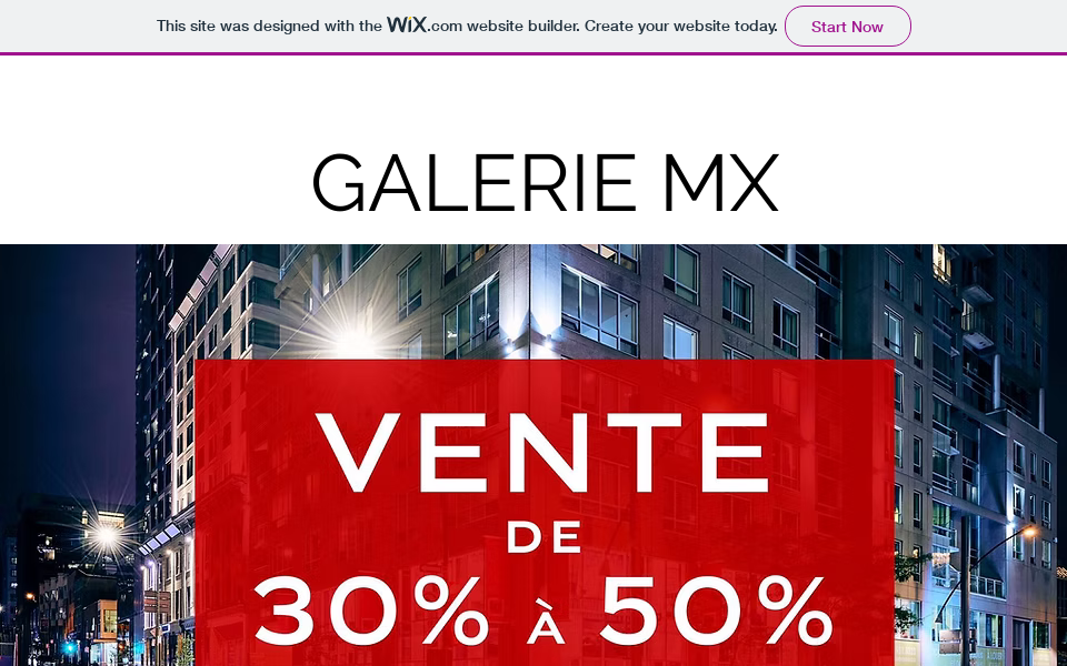 www.galeriemx.com/ screen capture
