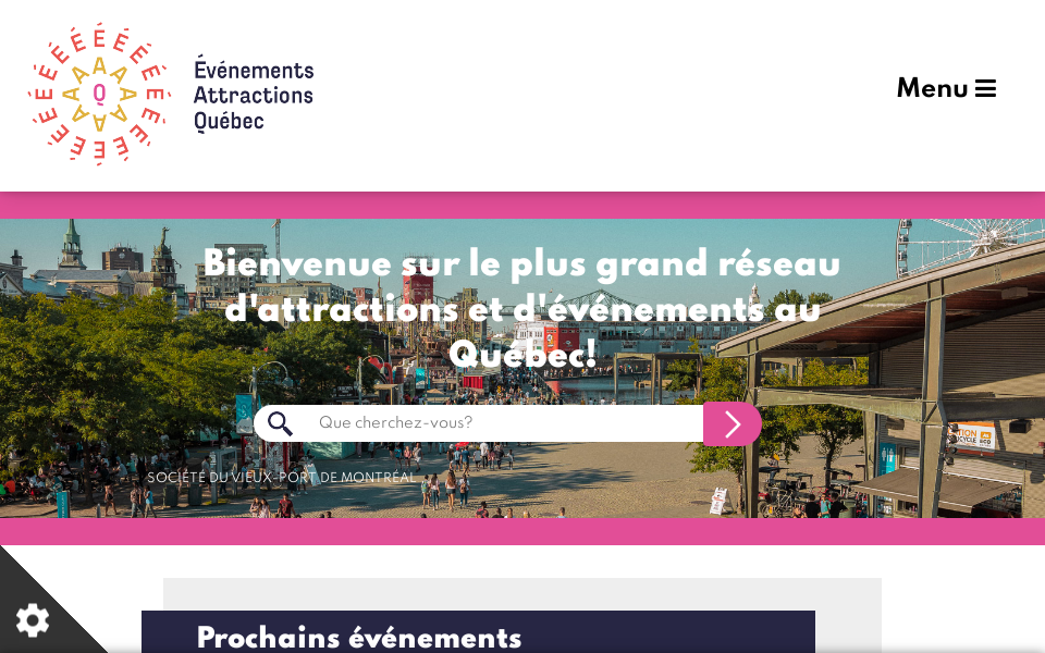www.attractionsevenements.com/ screen capture