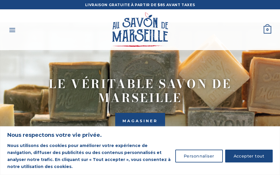 www.savon-de-marseille.ca/ screen capture