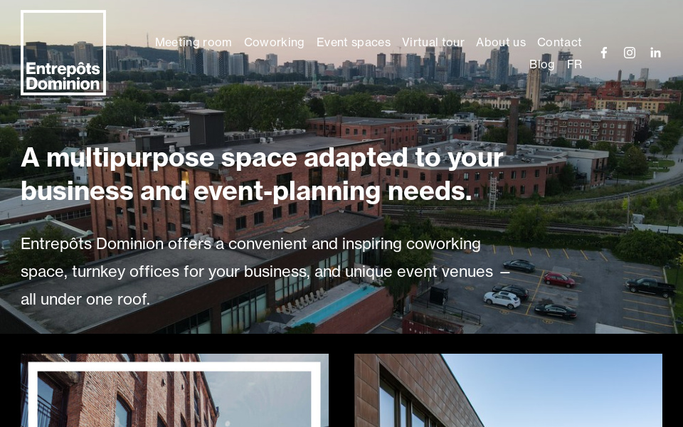 entrepotsdominion.ca/ screen capture