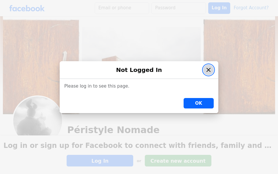 www.facebook.com/peristylenomade1/ screen capture