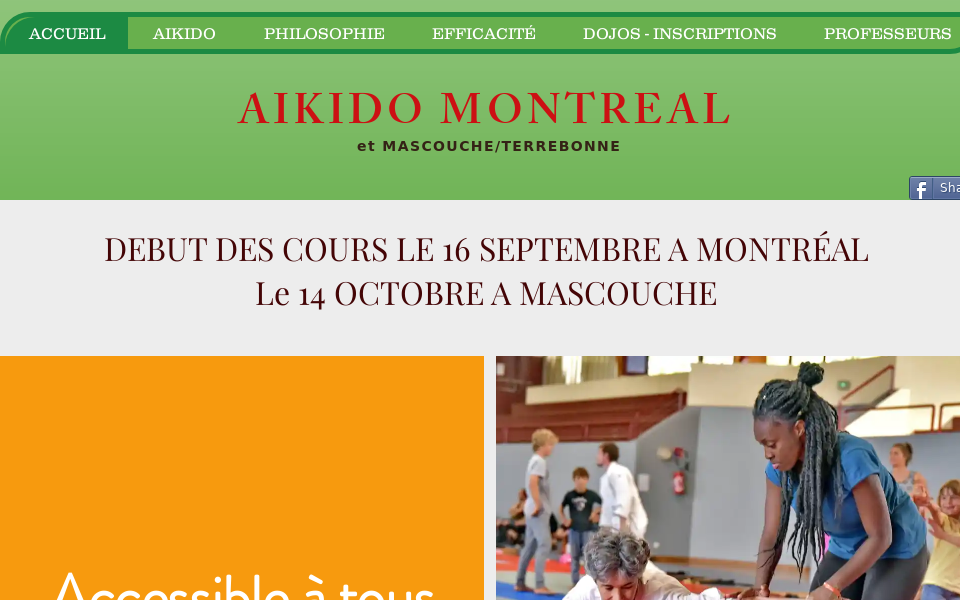 www.aikidomontreal.ca/ screen capture