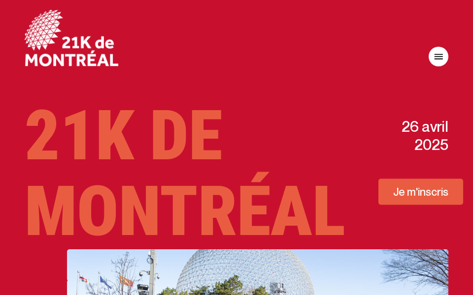 couronsmtl.com/21k/accueil/ screen capture