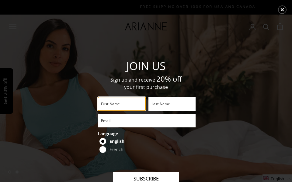 collectionarianne.ca/ screen capture