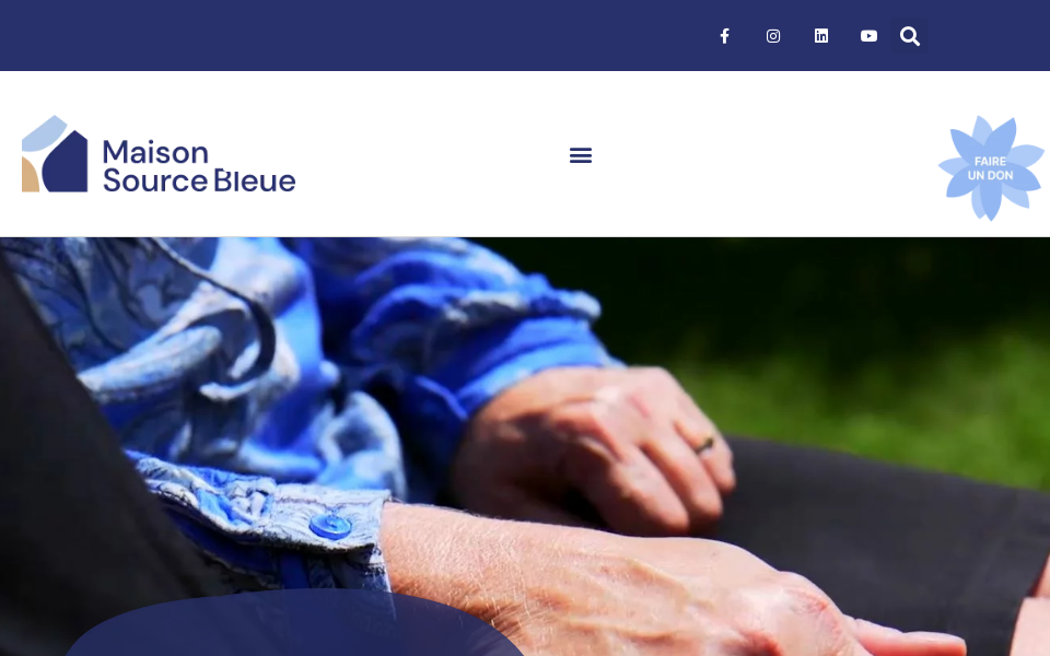 maisonsourcebleue.ca/ screen capture