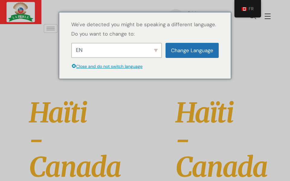 laperleretrouvee.com/ screen capture
