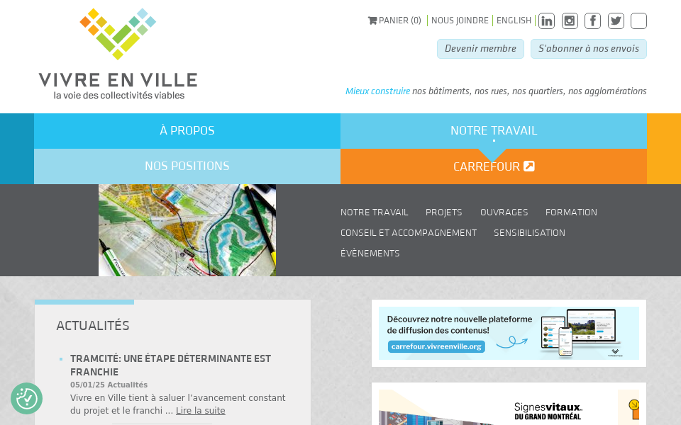 vivreenville.org/ screen capture