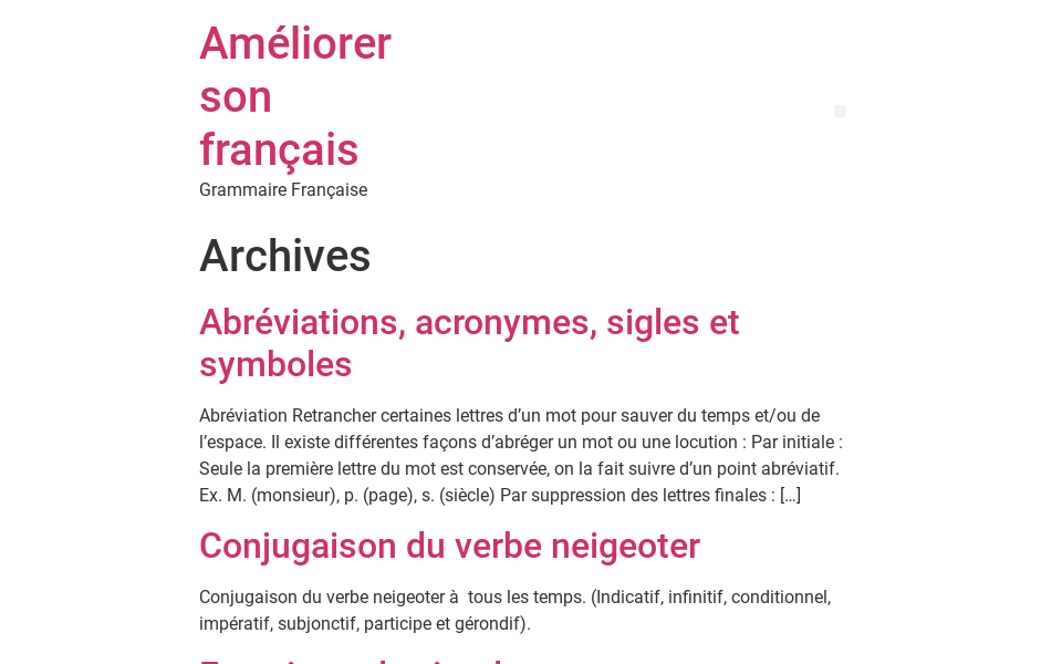 ameliorersonfrancais.com/ screen capture