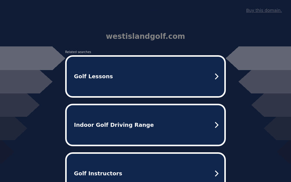 www.westislandgolf.com/ screen capture