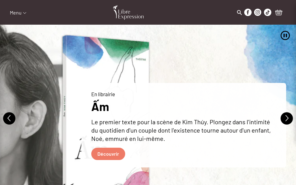 editionslibreexpression.groupelivre.com/ screen capture