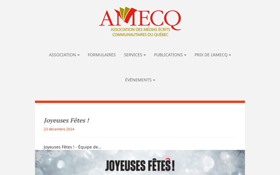 amecq.ca/ screen capture