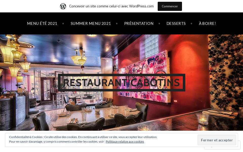 www.restaurantcabotins.com/ screen capture