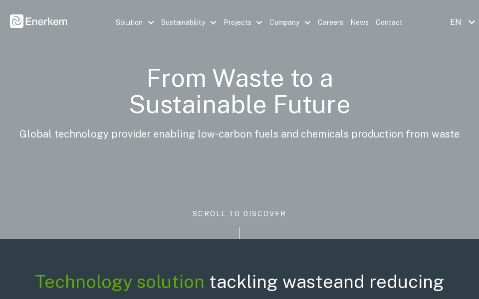 www.enerkem.com/ screen capture