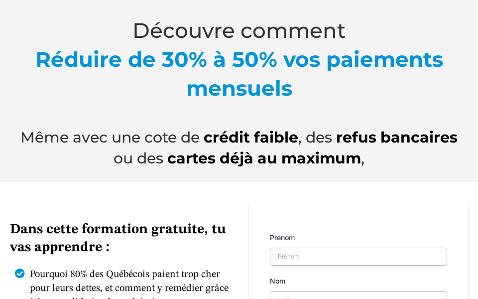 www.finance-quebec.com/ screen capture