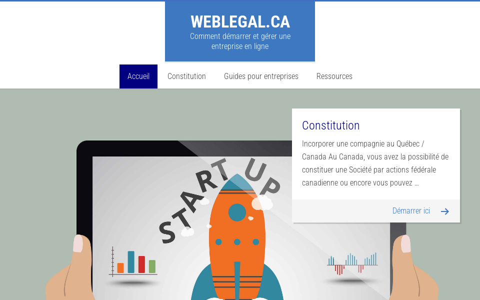 www.weblegal.ca/fr screen capture