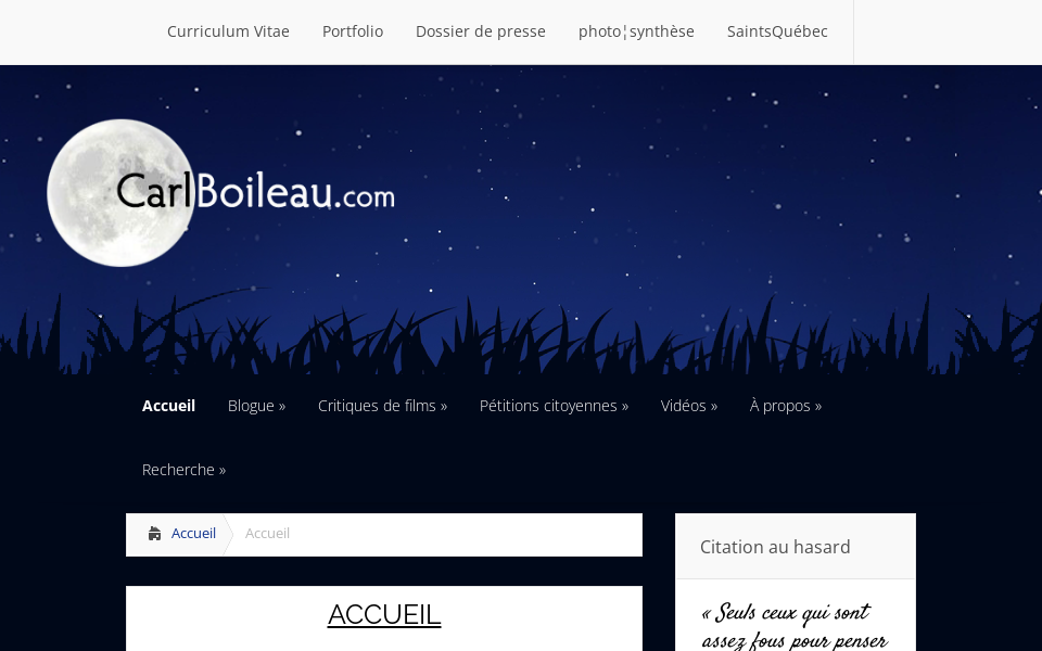 carlboileau.com/ screen capture