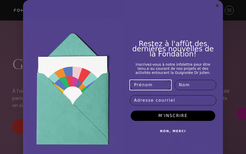 fondationdrjulien.org/ screen capture