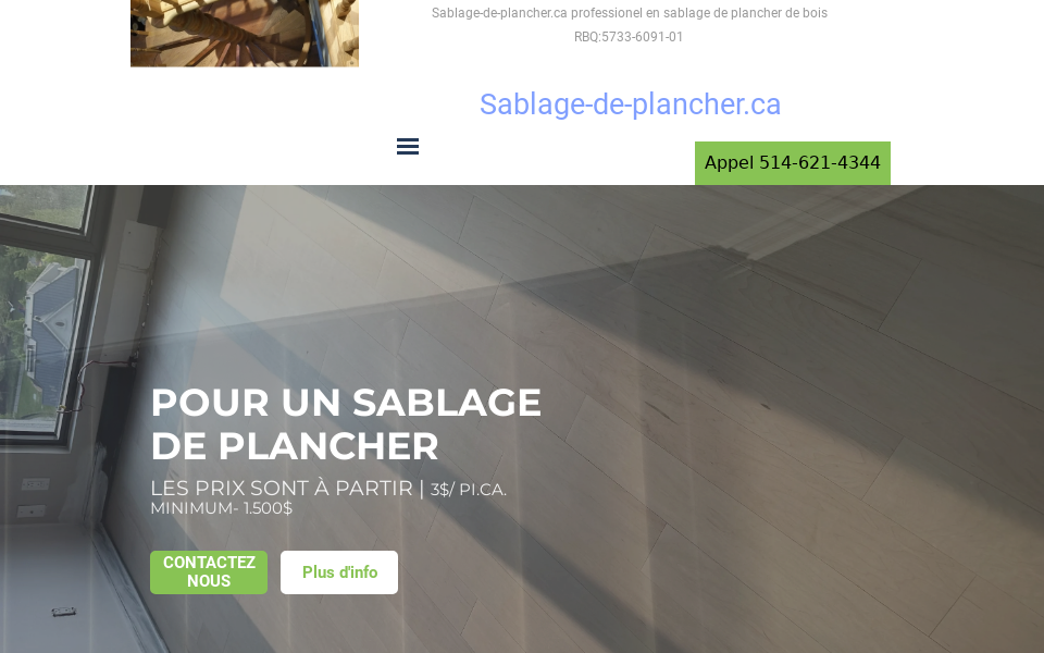 www.sablage-de-plancher.ca/ screen capture