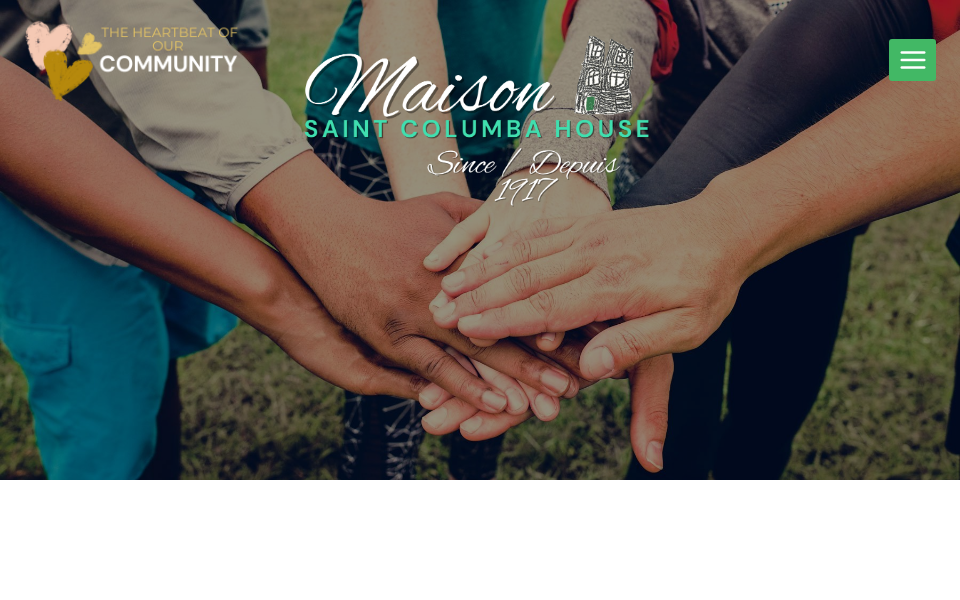 saintcolumbahouse.org/ screen capture