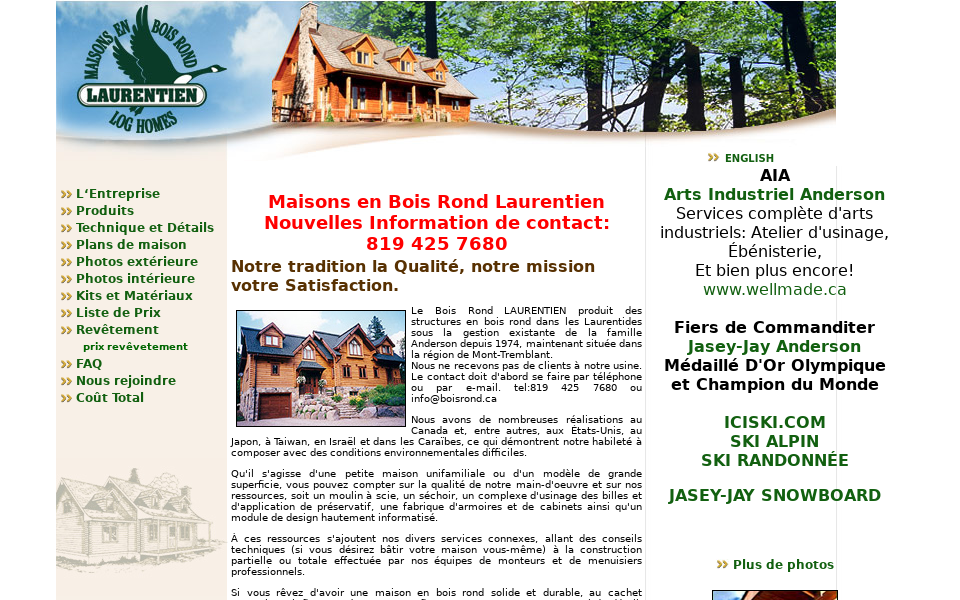 boisrond.ca/ screen capture