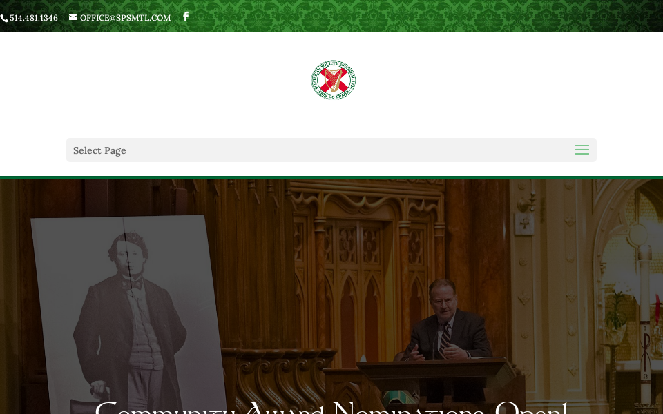 spsmtl.com/ screen capture