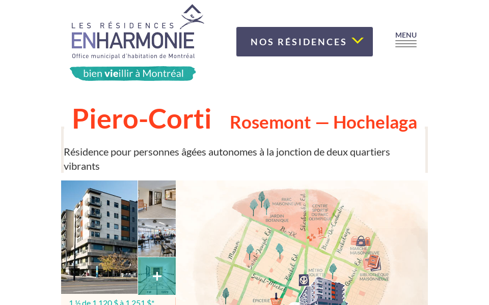 www.residencesenharmonie.qc.ca/residences/residence-piero-corti screen capture