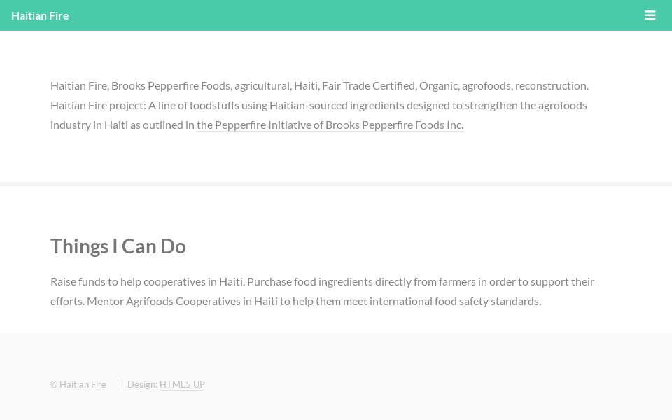 haitianfire.com/ screen capture