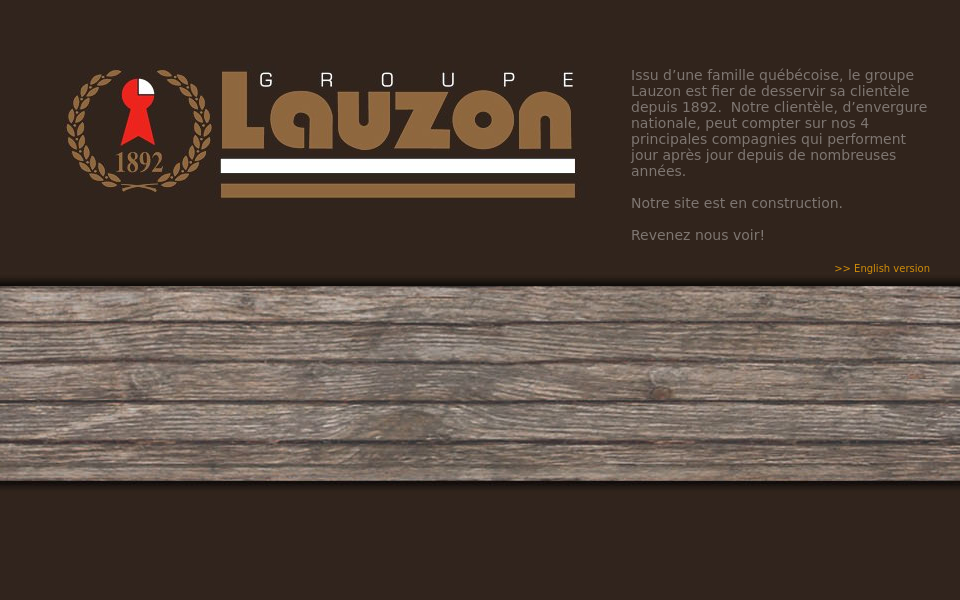 www.groupelauzon.ca/ screen capture
