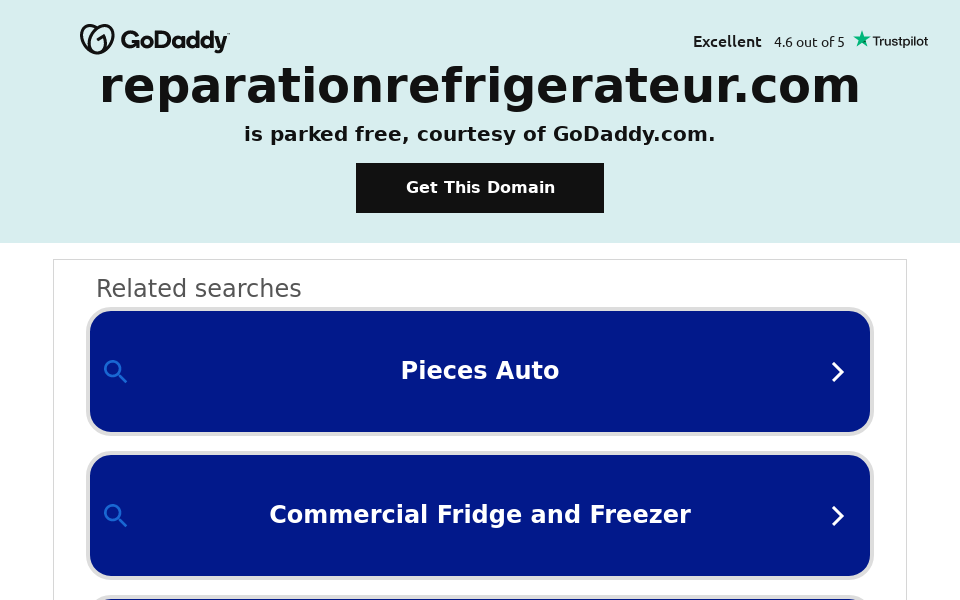 www.reparationrefrigerateur.com/ screen capture