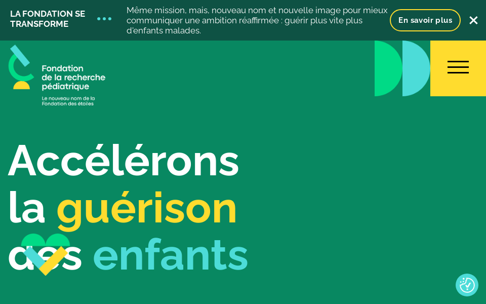 fondationrecherchepediatrique.ca/ screen capture