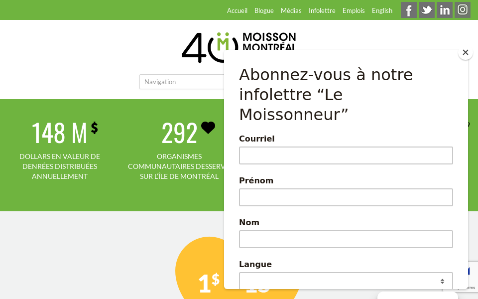 www.moissonmontreal.org/ screen capture