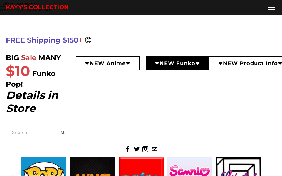 kayyscollection.com screen capture