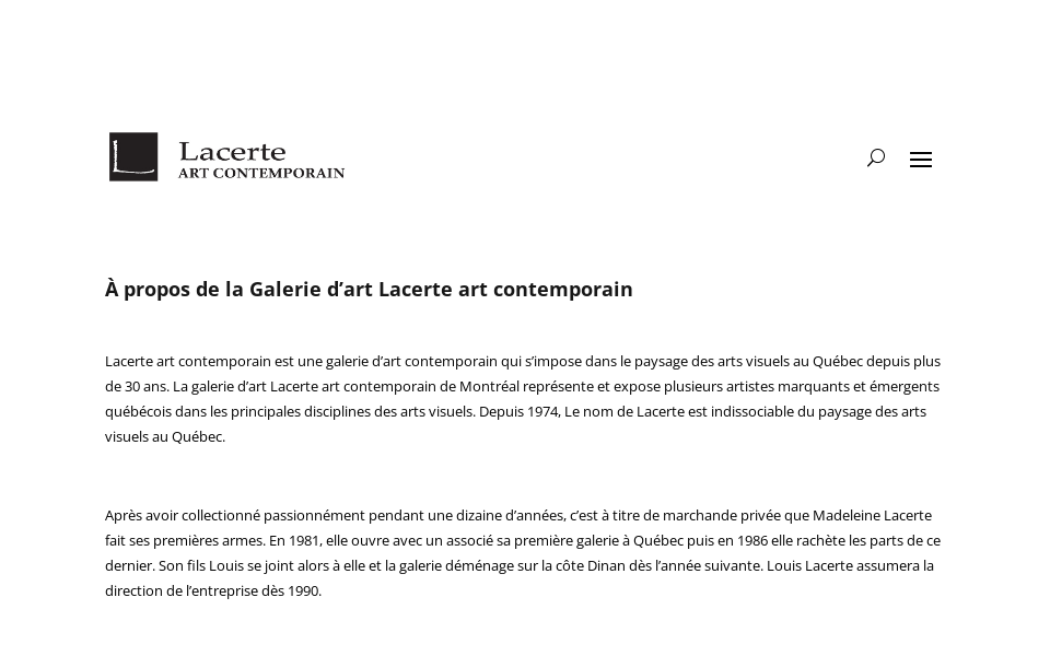 galerielacerte.com/ screen capture