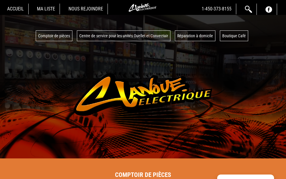 www.lanoueelectrique.ca/ screen capture